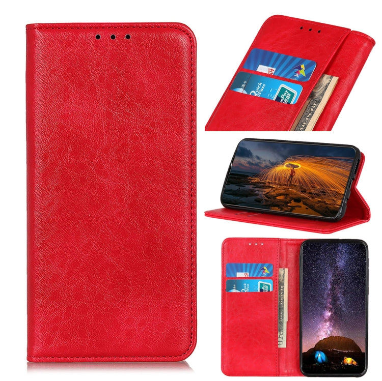 Magnetic Crazy Horse Texture Horizontal Flip Leather Case with Holder & Card Slots & Wallet, For OPPO Find X3 / X3 Pro, For Xiaomi Redmi Note 10 4G / Note 10S, For Xiaomi Redmi Note 10 Pro, For Sony Xperia Ace II, For Samsung Galaxy A02s (US Version)