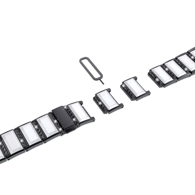Stainless Steel Diamond Encrusted Replacement Watchbands