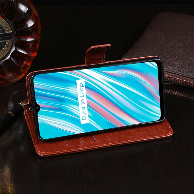 idewei Crazy Horse Texture Horizontal Flip Leather Case with Holder & Card Slots & Wallet, For OPPO Realme V11 5G, For Xiaomi Redmi K40, For Samsung Galaxy A02 (EU Version), For Samsung Galaxy A32 4G, For Samsung Galaxy A52 5G, For Samsung Galaxy A72 5G