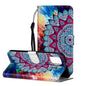 Oil Embossed Coloured Drawing Pattern Horizontal Flip PU Leather Case with Holder & Card Slots & Wallet