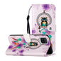 Oil Embossed Coloured Drawing Pattern Horizontal Flip PU Leather Case with Holder & Card Slots & Wallet