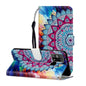 Oil Embossed Coloured Drawing Pattern Horizontal Flip PU Leather Case with Holder & Card Slots & Wallet