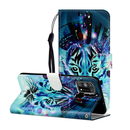 Oil Embossed Coloured Drawing Pattern Horizontal Flip PU Leather Case with Holder & Card Slots & Wallet
