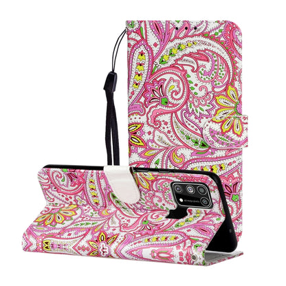 Oil Embossed Coloured Drawing Pattern Horizontal Flip PU Leather Case with Holder & Card Slots & Wallet