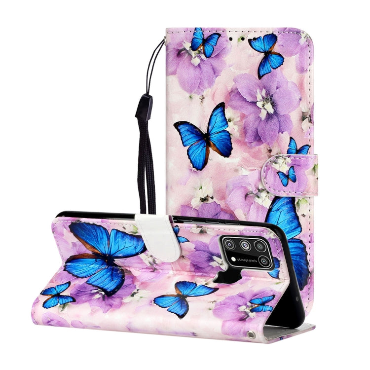 Oil Embossed Coloured Drawing Pattern Horizontal Flip PU Leather Case with Holder & Card Slots & Wallet