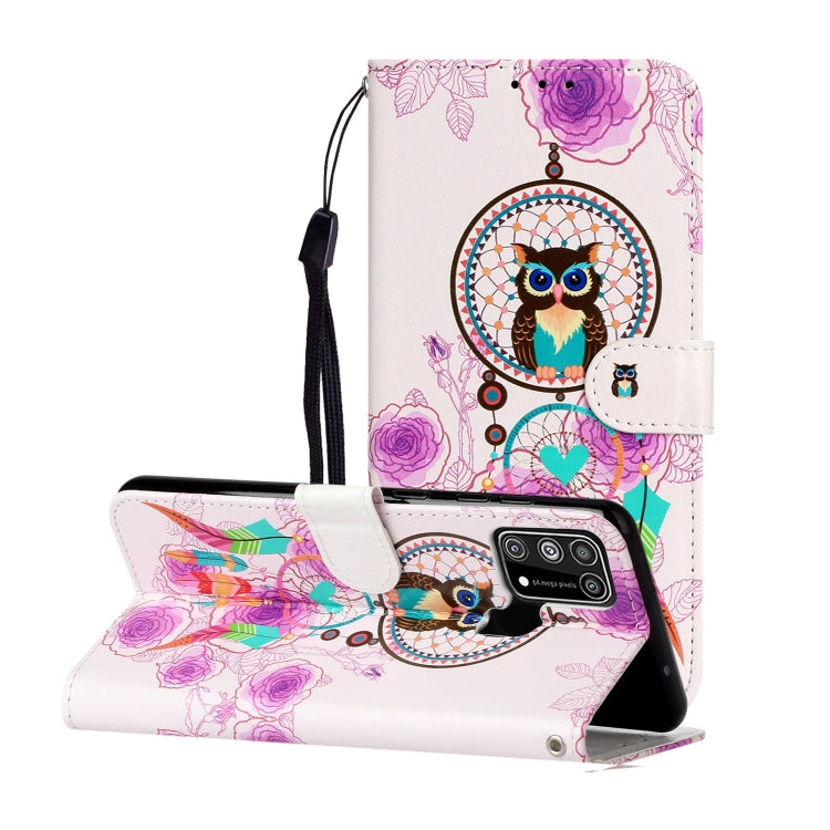 Oil Embossed Coloured Drawing Pattern Horizontal Flip PU Leather Case with Holder & Card Slots & Wallet