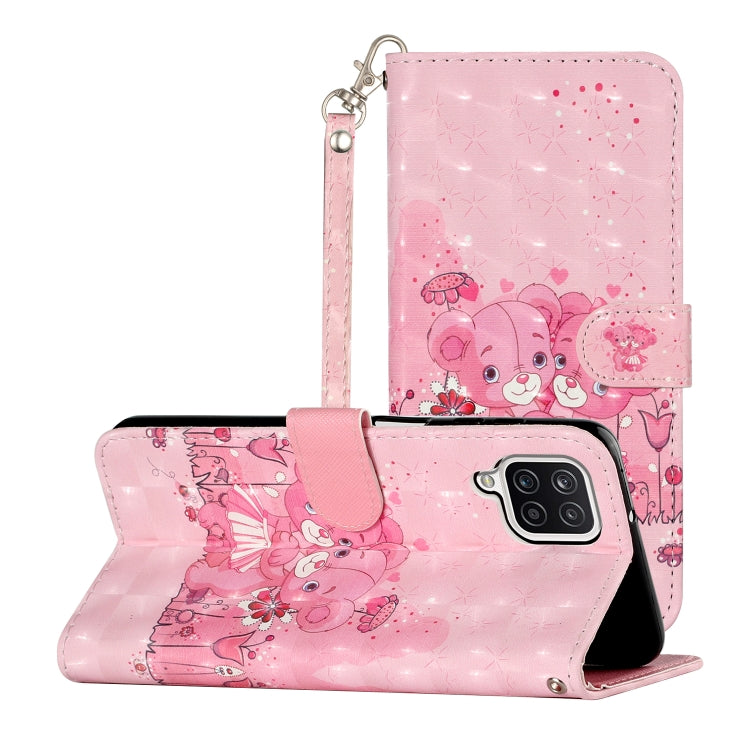 3D Pattern Horizontal Flip Leather Case with Holder & Card Slots & Wallet