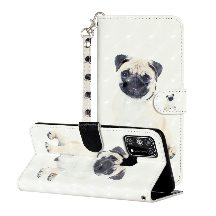 3D Pattern Horizontal Flip Leather Case with Holder & Card Slots & Wallet