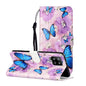 Oil Embossed Coloured Drawing Pattern Horizontal Flip PU Leather Case with Holder & Card Slots & Wallet