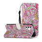 Oil Embossed Coloured Drawing Pattern Horizontal Flip PU Leather Case with Holder & Card Slots & Wallet