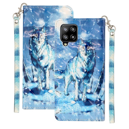 3D Pattern Horizontal Flip PU Leather Case with Holder & Card Slots & Wallet