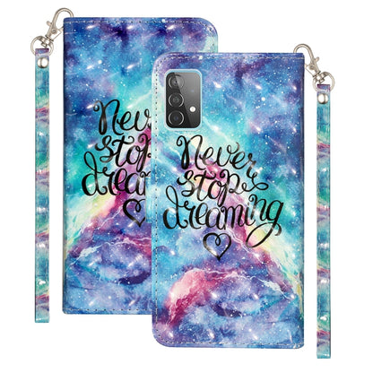 3D Pattern Horizontal Flip PU Leather Case with Holder & Card Slots & Wallet