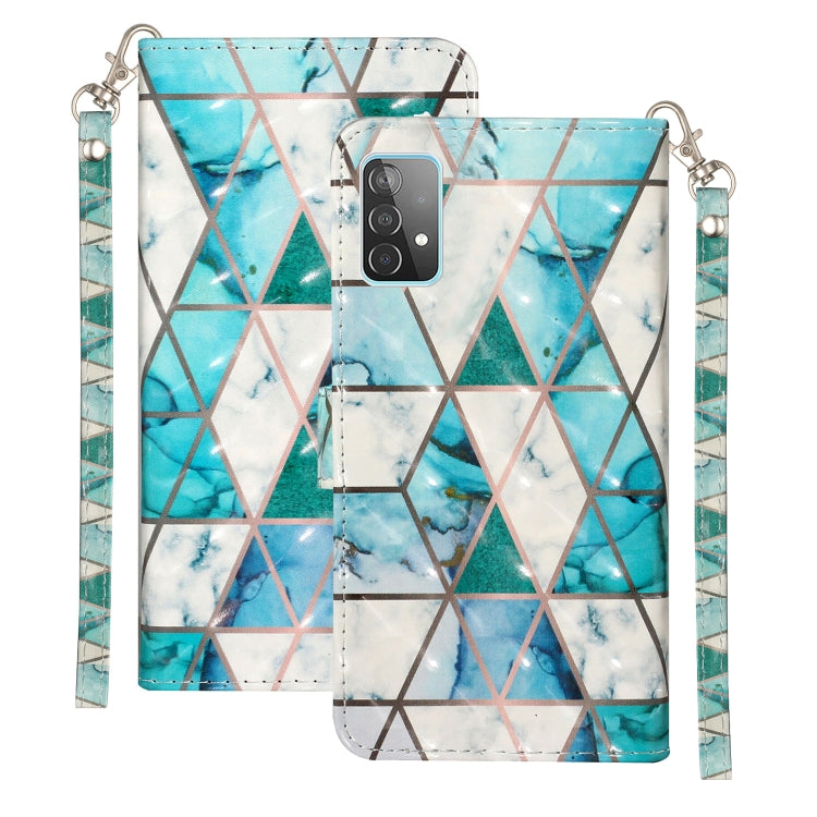 3D Pattern Horizontal Flip PU Leather Case with Holder & Card Slots & Wallet