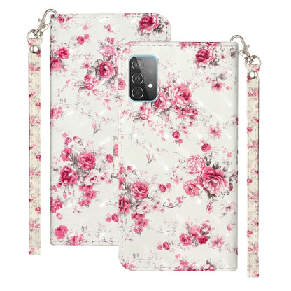 3D Pattern Horizontal Flip PU Leather Case with Holder & Card Slots & Wallet