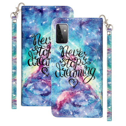 3D Pattern Horizontal Flip PU Leather Case with Holder & Card Slots & Wallet