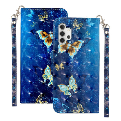 3D Pattern Horizontal Flip PU Leather Case with Holder & Card Slots & Wallet