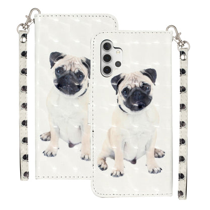 3D Pattern Horizontal Flip PU Leather Case with Holder & Card Slots & Wallet