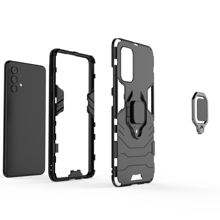 PC + TPU Shockproof Protective Case with Magnetic Ring Holder