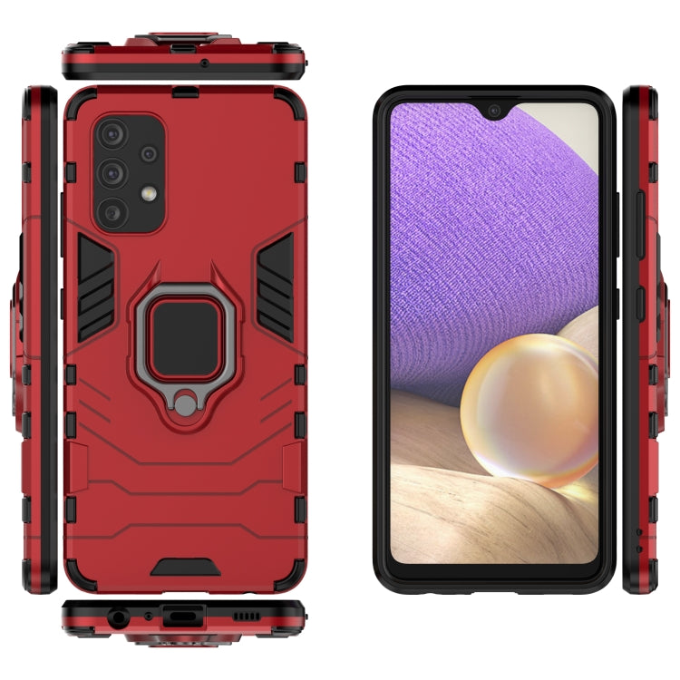 PC + TPU Shockproof Protective Case with Magnetic Ring Holder