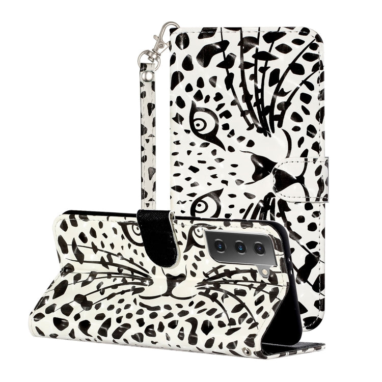 3D Pattern Horizontal Flip Leather Case with Holder & Card Slots & Wallet & Lanyard