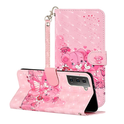 3D Pattern Horizontal Flip Leather Case with Holder & Card Slots & Wallet & Lanyard