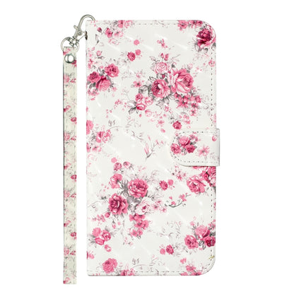 3D Pattern Horizontal Flip Leather Case with Holder & Card Slots & Wallet & Lanyard