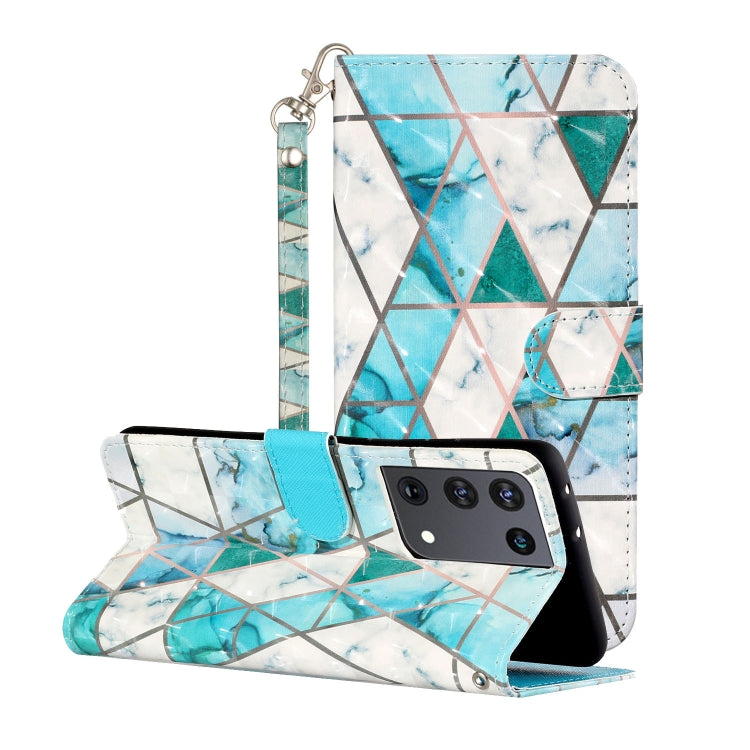 3D Pattern Horizontal Flip Leather Case with Holder & Card Slots & Wallet & Lanyard