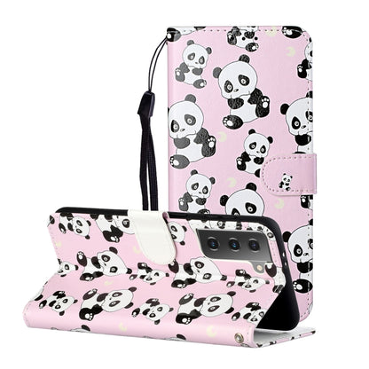 Oil Embossed Coloured Drawing Pattern Horizontal Flip PU Leather Case with Holder & Card Slots & Wallet & Lanyard
