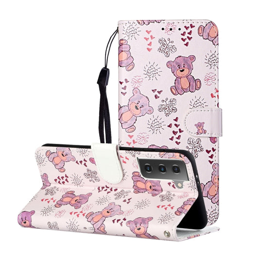 Oil Embossed Coloured Drawing Pattern Horizontal Flip PU Leather Case with Holder & Card Slots & Wallet & Lanyard