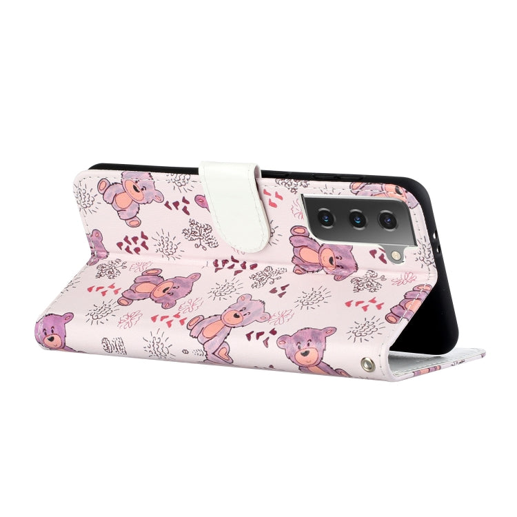 Oil Embossed Coloured Drawing Pattern Horizontal Flip PU Leather Case with Holder & Card Slots & Wallet & Lanyard