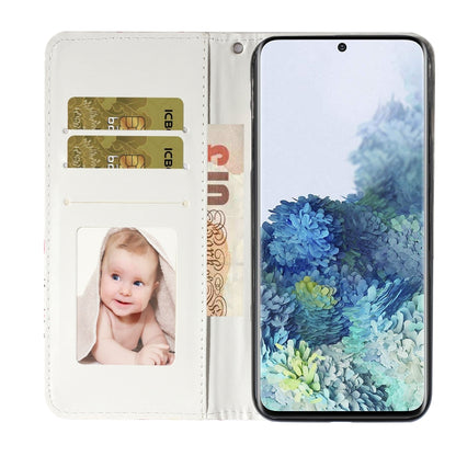 Oil Embossed Coloured Drawing Pattern Horizontal Flip PU Leather Case with Holder & Card Slots & Wallet & Lanyard