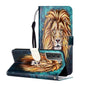 Oil Embossed Coloured Drawing Pattern Horizontal Flip PU Leather Case with Holder & Card Slots & Wallet & Lanyard