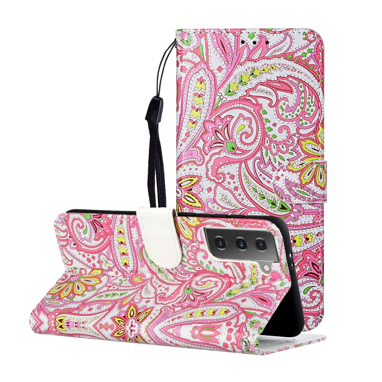 Oil Embossed Coloured Drawing Pattern Horizontal Flip PU Leather Case with Holder & Card Slots & Wallet & Lanyard