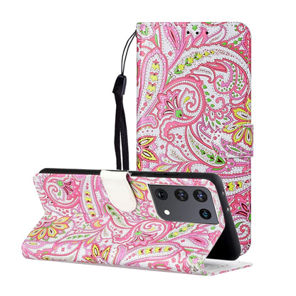 Oil Embossed Coloured Drawing Pattern Horizontal Flip PU Leather Case with Holder & Card Slots & Wallet & Lanyard