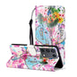 Oil Embossed Coloured Drawing Pattern Horizontal Flip PU Leather Case with Holder & Card Slots & Wallet & Lanyard