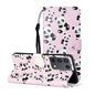 Oil Embossed Coloured Drawing Pattern Horizontal Flip PU Leather Case with Holder & Card Slots & Wallet & Lanyard