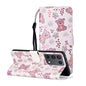 Oil Embossed Coloured Drawing Pattern Horizontal Flip PU Leather Case with Holder & Card Slots & Wallet & Lanyard