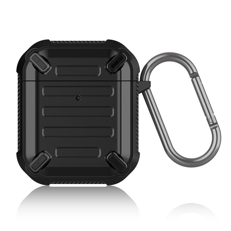 Wireless Earphones Shockproof Sharp Sword Armor Silicone Protective Case, For AirPods Pro, For AirPods 1/2