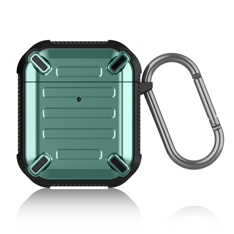 Wireless Earphones Shockproof Sharp Sword Armor Silicone Protective Case, For AirPods Pro, For AirPods 1/2