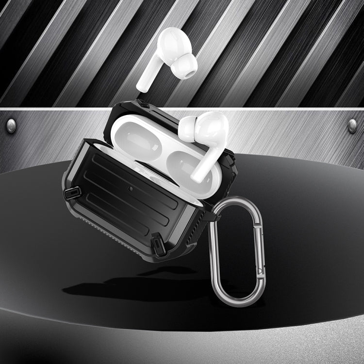 Wireless Earphones Shockproof Sharp Sword Armor Silicone Protective Case, For AirPods Pro, For AirPods 1/2