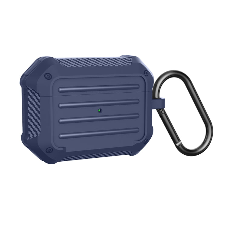Wireless Earphones Shockproof Carbon Fiber Luggage TPU Protective Case, For AirPods 1/2, For AirPods Pro