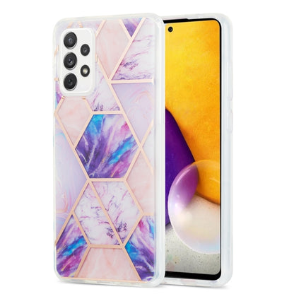 3D Electroplating Marble Pattern TPU Protective Case