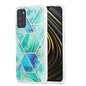 3D Electroplating Marble Pattern TPU Protective Case