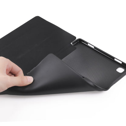 3-folding Horizontal Flip Honeycomb TPU Shockproof + PU Leather Case with Holder, For Samsung Galaxy A7 10.4 (2020) T500