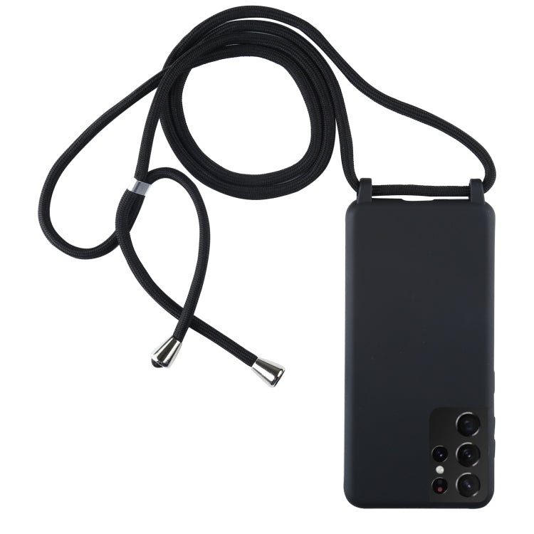 Candy Colors TPU Protective Case with Lanyard, For Samsung Galaxy S21+ 5G, For Samsung Galaxy S21 5G, For Samsung Galaxy S21 Ultra 5G