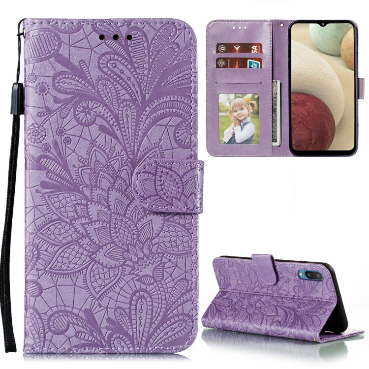 Lace Flower Embossing Pattern Horizontal Flip Leather Case with Holder & Card Slots & Wallet & Photo Frame, For Samsung Galaxy A02 / M02 (EU), For Samsung Galaxy A32 4G, For Samsung Galaxy F62 / M62, For LG Stylo 7 5G, For Nokia 5.4, For Nokia 8.3 5G