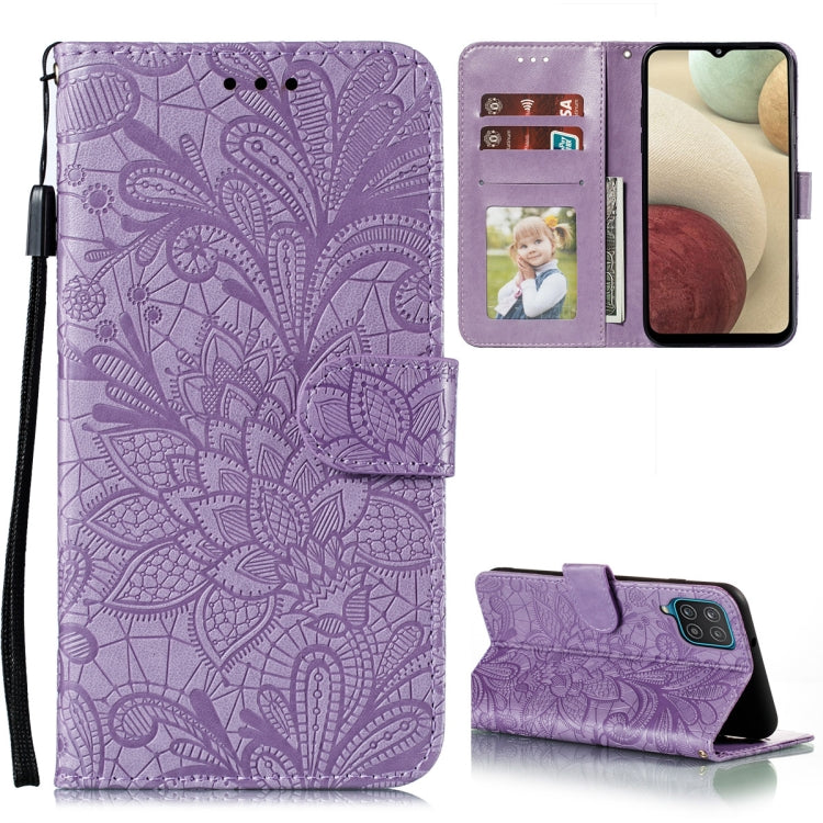 Lace Flower Embossing Pattern Horizontal Flip Leather Case with Holder & Card Slots & Wallet & Photo Frame, For Samsung Galaxy A02 / M02 (EU), For Samsung Galaxy A32 4G, For Samsung Galaxy F62 / M62, For LG Stylo 7 5G, For Nokia 5.4, For Nokia 8.3 5G