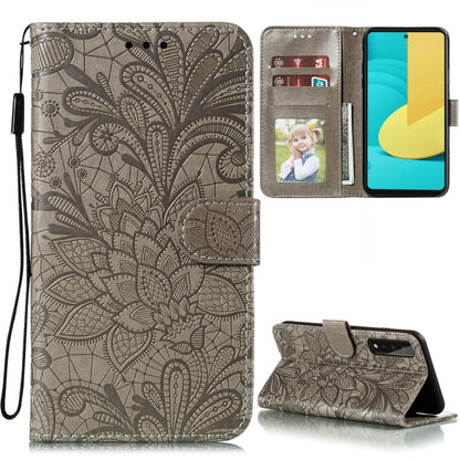 Lace Flower Embossing Pattern Horizontal Flip Leather Case with Holder & Card Slots & Wallet & Photo Frame, For Samsung Galaxy A02 / M02 (EU), For Samsung Galaxy A32 4G, For Samsung Galaxy F62 / M62, For LG Stylo 7 5G, For Nokia 5.4, For Nokia 8.3 5G