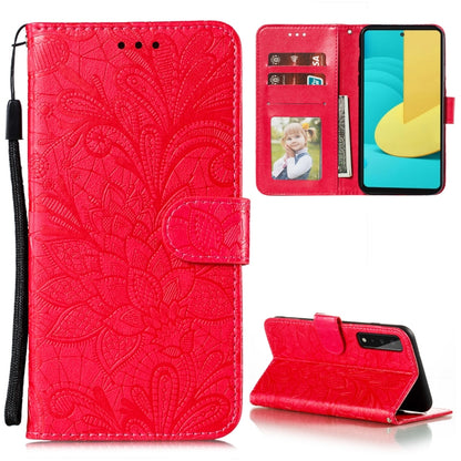 Lace Flower Embossing Pattern Horizontal Flip Leather Case with Holder & Card Slots & Wallet & Photo Frame, For Samsung Galaxy A02 / M02 (EU), For Samsung Galaxy A32 4G, For Samsung Galaxy F62 / M62, For LG Stylo 7 5G, For Nokia 5.4, For Nokia 8.3 5G