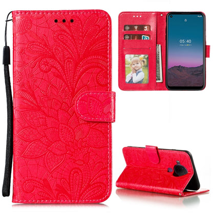 Lace Flower Embossing Pattern Horizontal Flip Leather Case with Holder & Card Slots & Wallet & Photo Frame, For Samsung Galaxy A02 / M02 (EU), For Samsung Galaxy A32 4G, For Samsung Galaxy F62 / M62, For LG Stylo 7 5G, For Nokia 5.4, For Nokia 8.3 5G